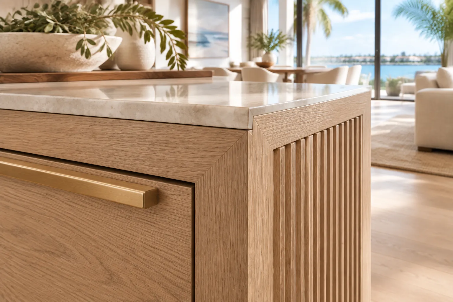 Original editorial scene of active renovation craftsmanship in Boca Raton