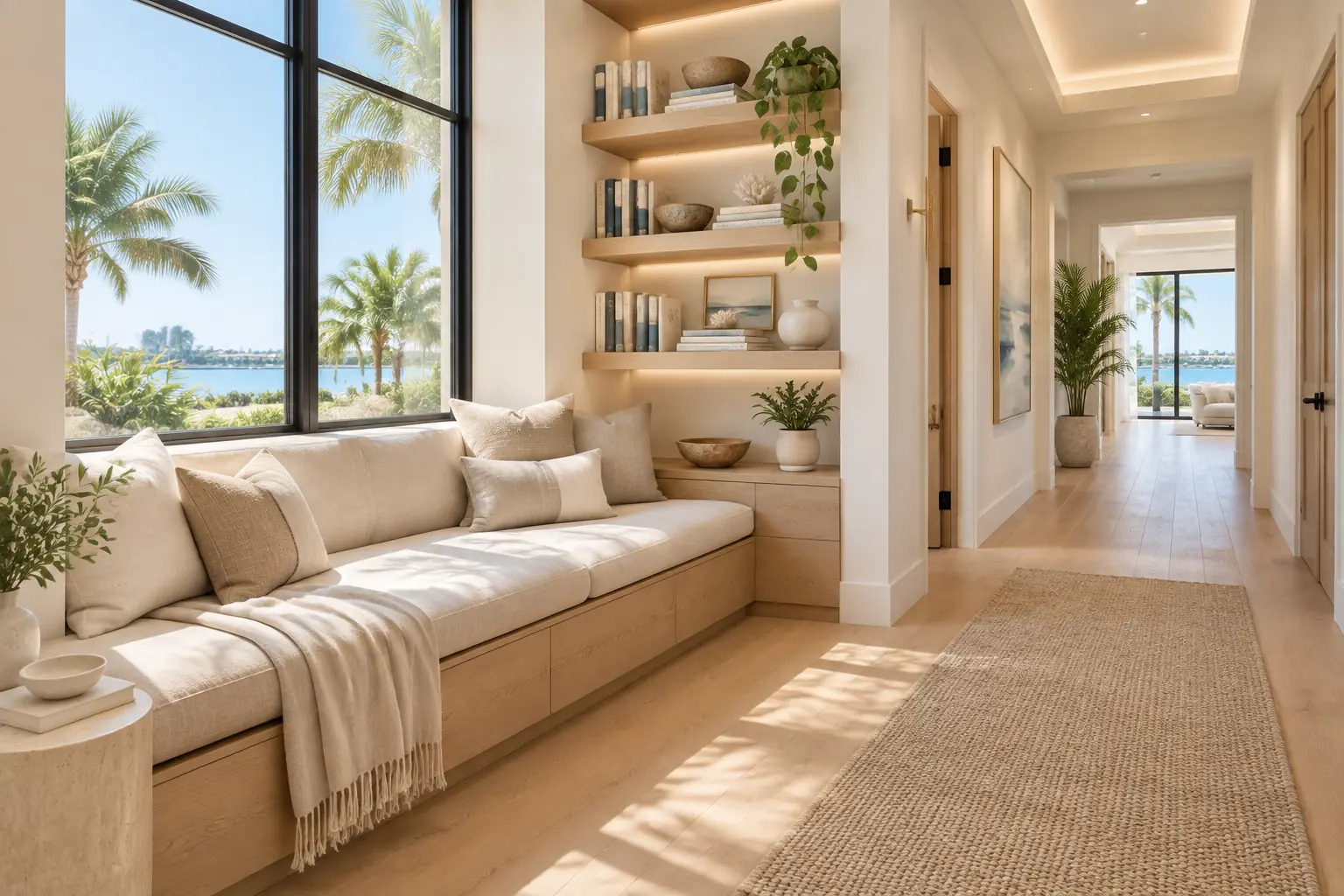 Warm whole-home renovation in a South Florida residence