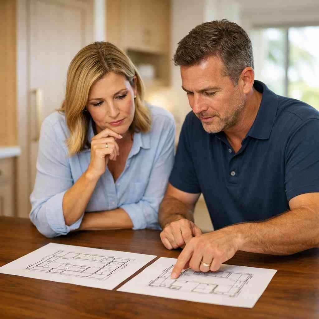 Hidden pantry design, appliance garage solutions, and built-in storage that clean up the room — Boca Raton Renovation Co