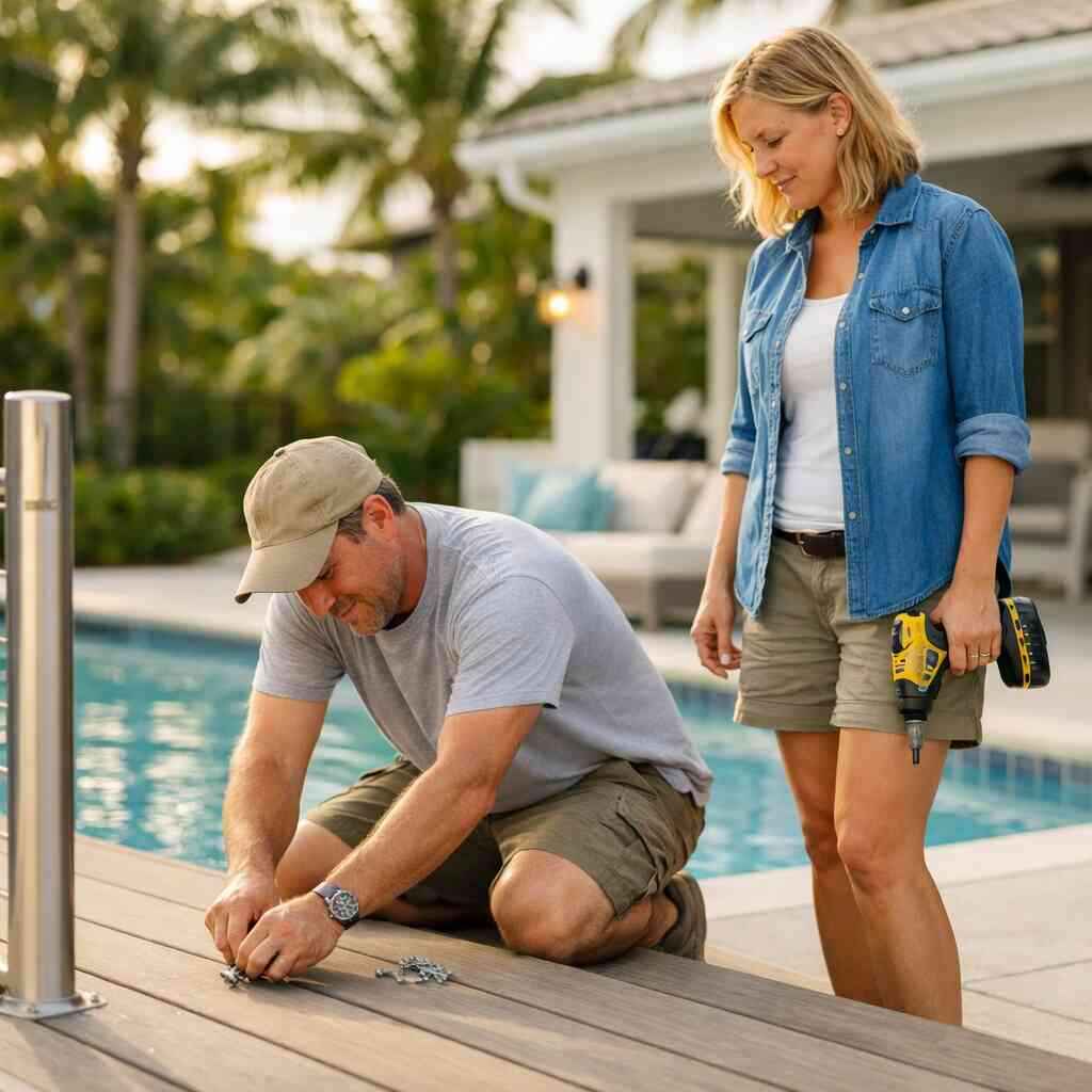What to pair with quartz for a transitional style kitchen Boca or modern coastal interior design — Boca Raton Renovation