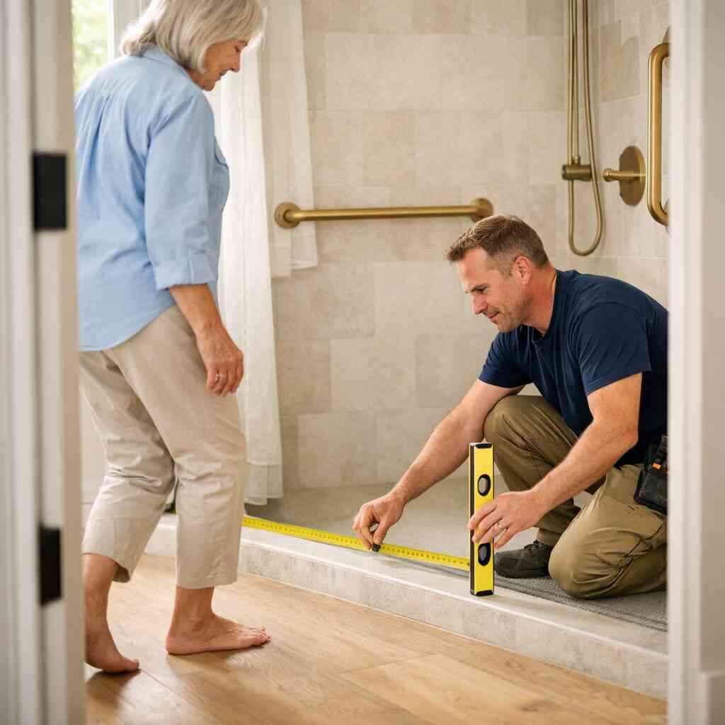 Accessible bathroom remodel Boca Raton choices that actually make daily life easier including walk-in shower installatio