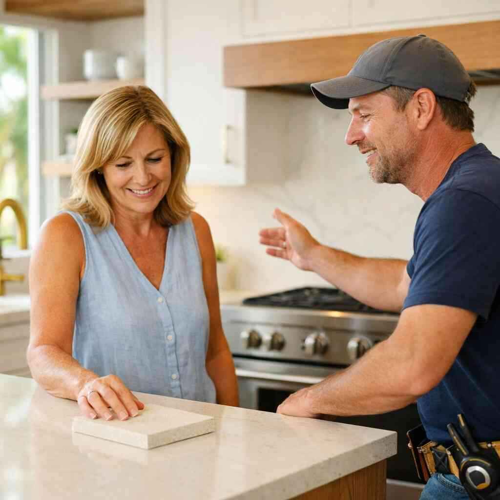 Which finishes hold up better near Red Reef Park style humidity and everyday family use — Boca Raton Renovation Contract