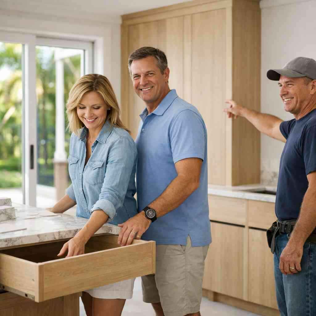 Transitional style kitchen Boca and modern farmhouse remodel Boca without looking copied — Boca Raton Renovation Contrac